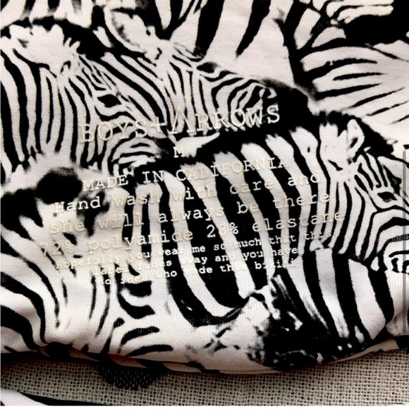 Boys + Arrows Truvy the troublemaker top and Jesse Juvenile bottom in Zebra - Picture 5 of 9
